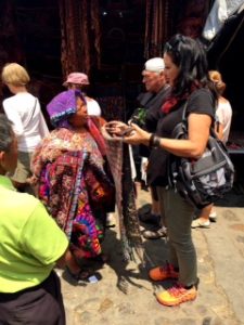 Chichicastengano Markets with Mayan Indian woman